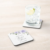Lilac-Blume, Boho, Brautparty Getränkeuntersetzer (Rechte Seite)
