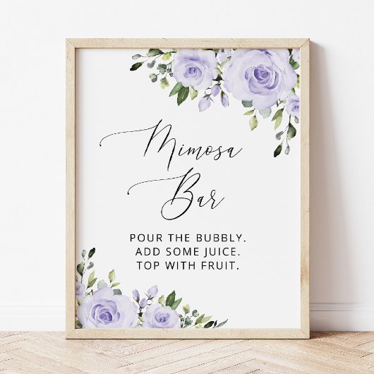 Lilac-Blume, Boho, Mimosa-Bar Poster