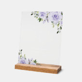 Lilac-Blume, Boho, Momosa-Bar Acrylschild (Winkel)