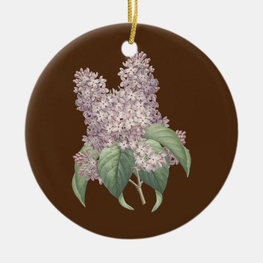 Lilac Blume Botanical Lilacs Keramik Ornament (Vorne)