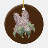 Lilac Blume Botanical Lilacs Keramik Ornament (Hinten)
