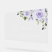 Lilac-Blume, Bridal-Empfang Acrylschild (Winkel)