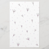 Lilac Blume Briefpapier (Vorderseite)