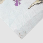 Lilac Blume Butterfly Carte Postale Blue Painted Seidenpapier (Detail)