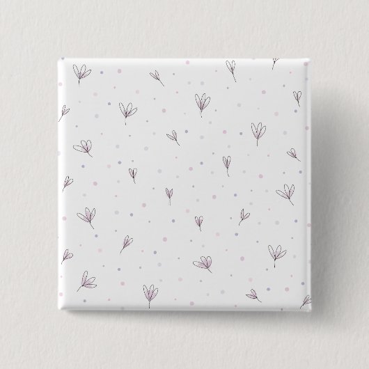 Lilac Blume Button (Vorderseite)