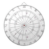 Lilac Blume Dartscheibe (vorne)