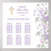 Lilac Blume Erste Communityplakette Poster (Vorne)