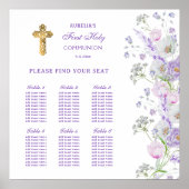 Lilac Blume Erste Communityplakette Poster (Vorne)