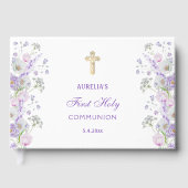 Lilac Blume Erstes Gästebuch (Vorderseite)