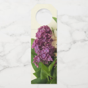 Lilac Blume Flaschenhanger Tag Flaschenanhänger