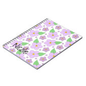 Lilac Blume Foto Notebook Notizblock (Linke Seite)