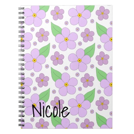Lilac Blume Foto Notebook Notizblock (Vorderseite)