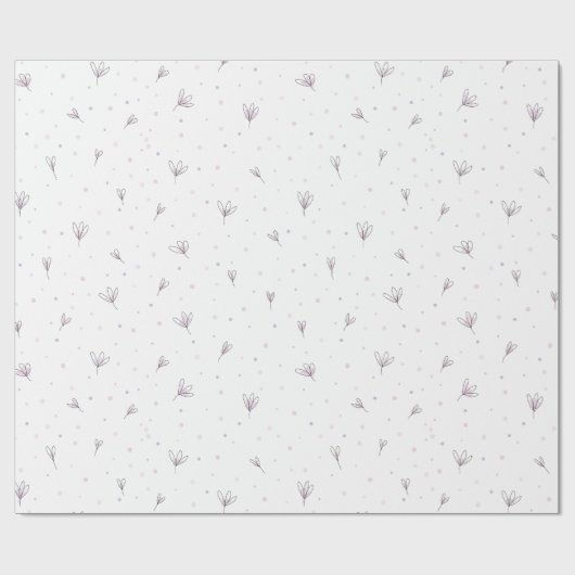 Lilac Blume Geschenkpapier (Flach)
