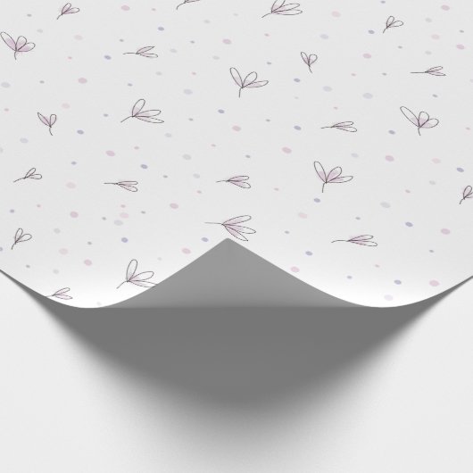 Lilac Blume Geschenkpapier (Ecke)