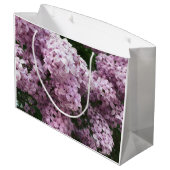 Lilac Blume Geschenktasche Große Geschenktüte (Rückseite Schrägansicht)