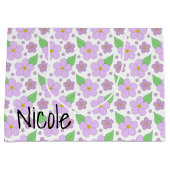 Lilac Blume Große Geschenktasche Große Geschenktüte (Vorderseite)