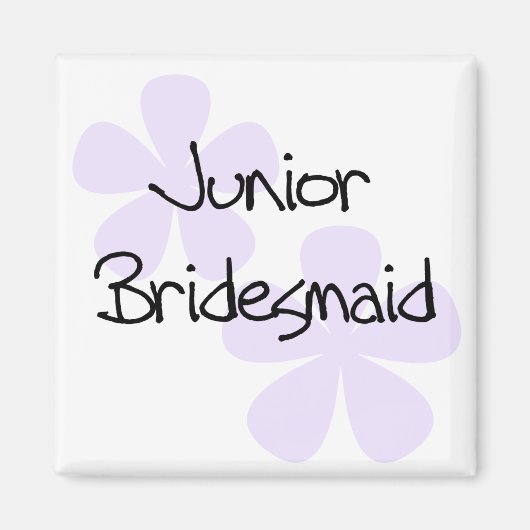 Lilac Blume Junior Bridesmaid Magnet (Vorne)