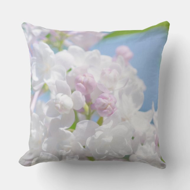 Lilac Blume Kissen (Vorderseite)