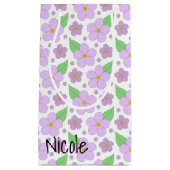 Lilac Blume Kleine Geschenktasche Geschenktüte (Vorderseite)