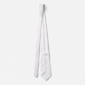 Lilac Blume Krawatte (Rückseite)