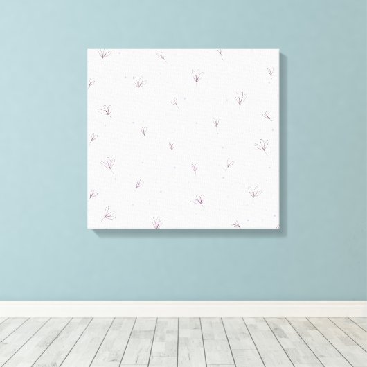 Lilac Blume Leinwanddruck (Insitu (Holzboden))