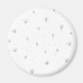 Lilac Blume Magnet (Vorne)