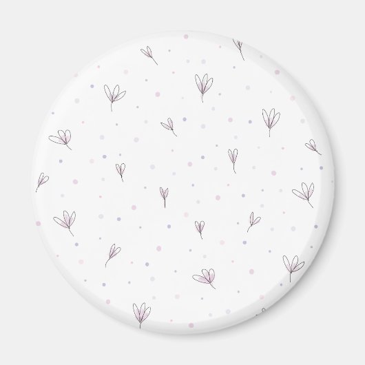 Lilac Blume Magnet (Vorne)