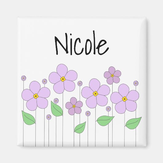 Lilac Blume Magnet (Vorne)
