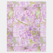 Lilac Blume Mist Fleecedecke (Vorderseite)