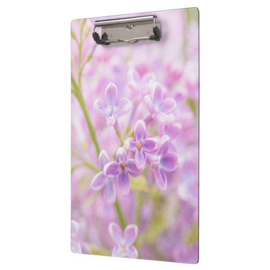Lilac Blume Mist Klemmbrett (Links)