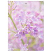 Lilac Blume Mist Klemmbrett (Rückseite)
