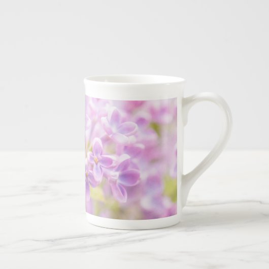 Lilac Blume Mist Porzellantasse (Rechts)