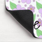 Lilac Blume Mouse Pad Mousepad (Ecke)