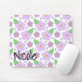 Lilac Blume Mouse Pad Mousepad (Mit Mouse)