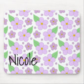 Lilac Blume Mouse Pad Mousepad (Vorne)