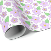 Lilac-Blume-Musterverpackungspapier Geschenkpapier (Rolleneckpunkt)
