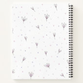 Lilac Blume Notizblock (Rückseite)