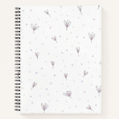 Lilac Blume Notizblock (Vorderseite)