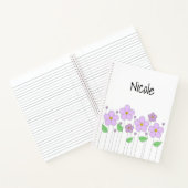 Lilac-Blume Notizblock (Innenseite)