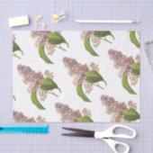 Lilac Blume Pattern Seidenpapier (Handwerk)