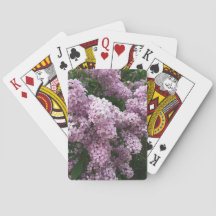 Lilac Blume Playing Cards