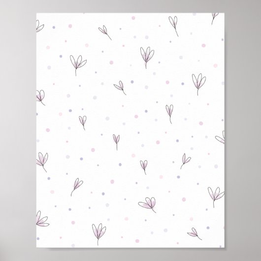 Lilac Blume Poster (Vorne)