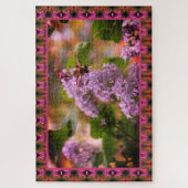 Lilac Blume Puzzle (Vertikal)