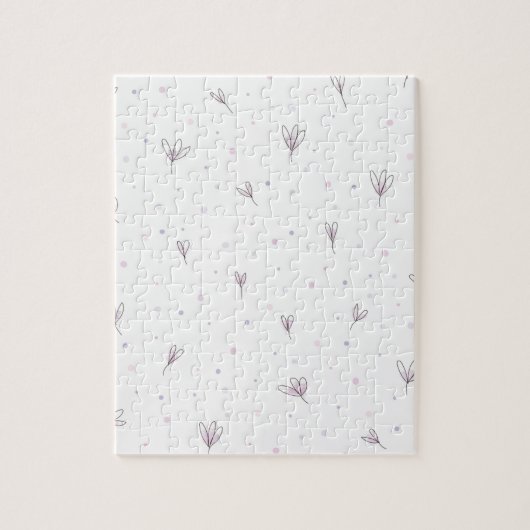 Lilac Blume Puzzle (Vertikal)