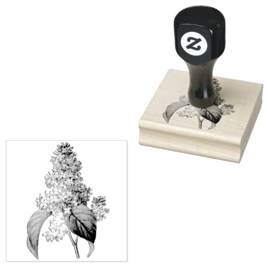 Lilac Blume Rubber Briefmarke Gummistempel (Stempel)