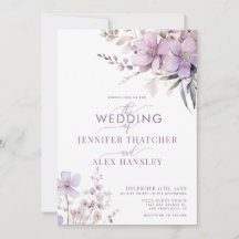 Lilac Blume | Rustikale Script Floral Wedding