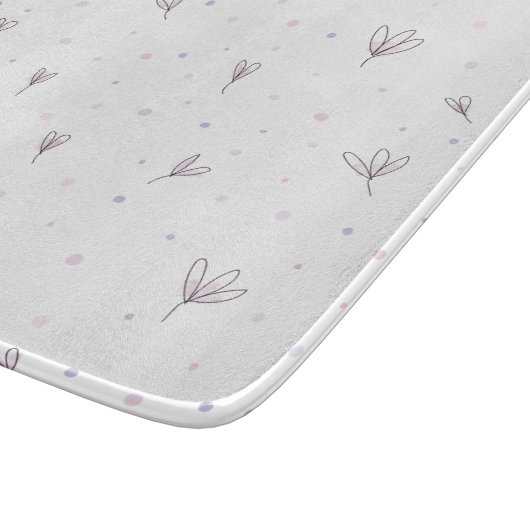 Lilac Blume Schneidebrett (Ecke)