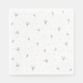 Lilac Blume Serviette (Vorderseite)