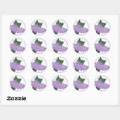 Lilac Blume Stickers (Blatt)