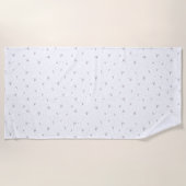 Lilac Blume Strandtuch (Vorderseite)